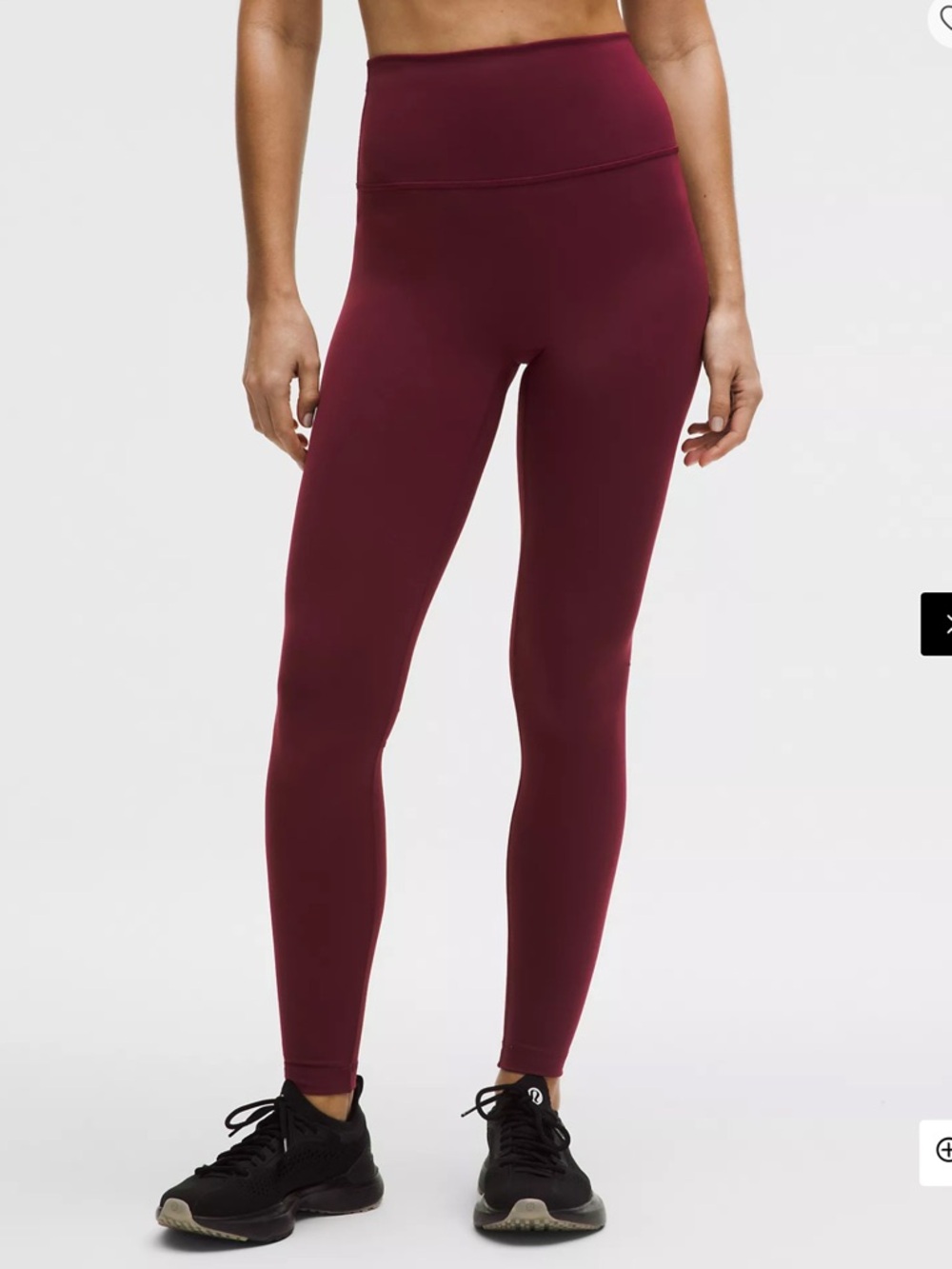 lululemon athletica High-Rise Burgundy Leggings